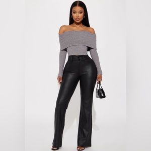 Midrise Black Slacks